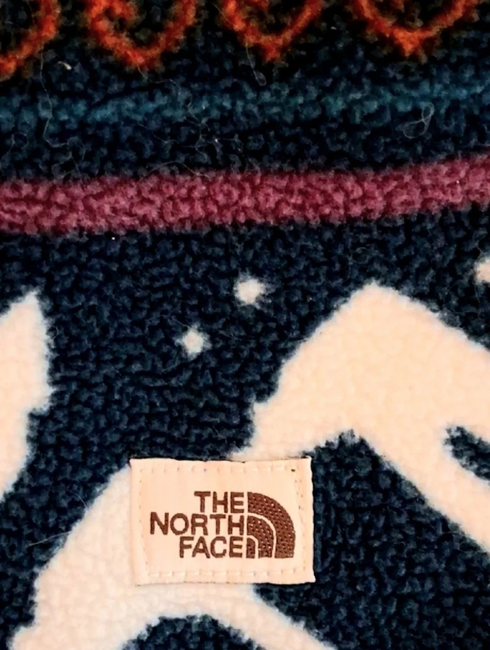 The North Face Printed Campshire Pullover Hoodie Mens Fleece Size Small